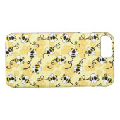 Kleine bijenpatroon bevestigen Case-Mate iPhone case (Achterkant (Horizontaal))