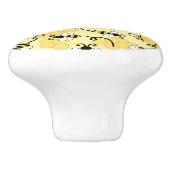 Kleine bijenpatroon bevestigen keramische knop (Zijkant)