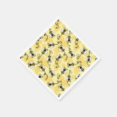 Kleine bijenpatroon bevestigen servet (Hoek)