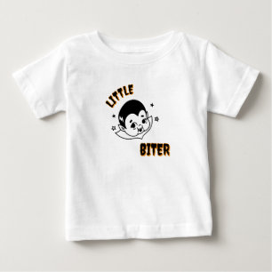 Kleine Bijter Baby Vleermuis Peuter Halloween T-Sh