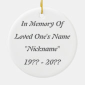 Kleine Birdie in een Ornament van de boomherdenkin (Achterkant)