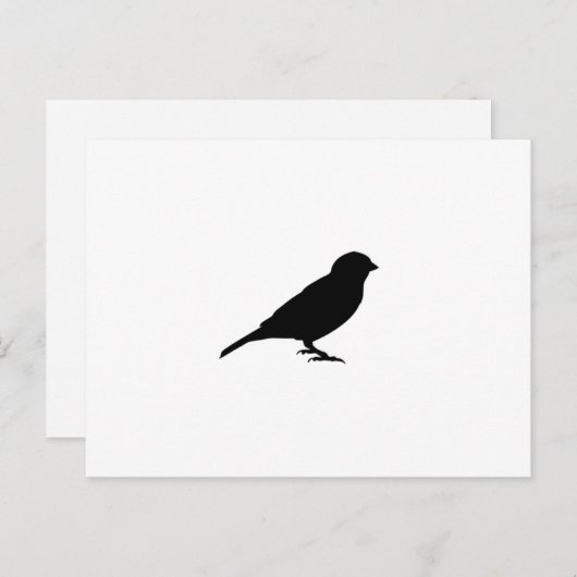 KLEINE BIRDY BRIEFKAART (Voorkant / Achterkant)