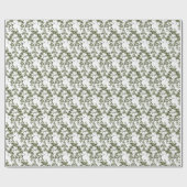 Kleine bladeren op Tangled Twigical Garden Cadeaupapier (Vlak)