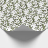 Kleine bladeren op Tangled Twigical Garden Cadeaupapier (Hoek)