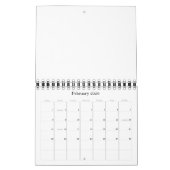 Kleine blanco kalender 2026 (Feb 2026)