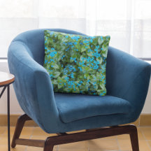 Kleine Blauwe Brunnera Bloemen Bloemstuk
