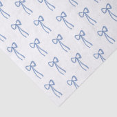 Kleine blauwe cadeauverpakking tissuepapier (Detail)