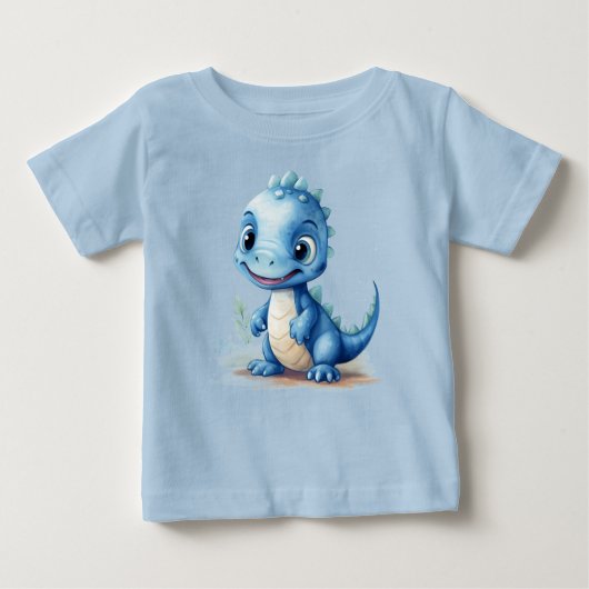 Kleine Blauwe Dino (Voorkant)