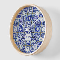 Kleine blauwe en witte Tegels - Klassiek Nederland