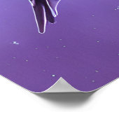 Kleine blauwe hond poster (Hoek)