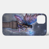 Kleine Blauwe Maan Fee Faerie Fantasie Kunst Case-Mate iPhone Case (Achterkant (horizontaal))