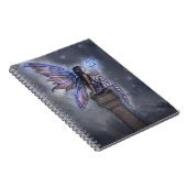 Kleine Blauwe Maanfee Notitieboek (Rechterzijde)