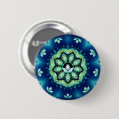 Kleine blauwe Man Ronde Button 5,7 Cm (Voorkant /achterkant)