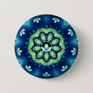 Kleine blauwe Man Ronde Button 5,7 Cm