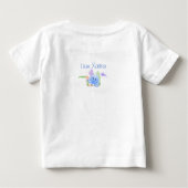 Kleine Blauwe Octopus Baby T-Shirt (Achterkant)