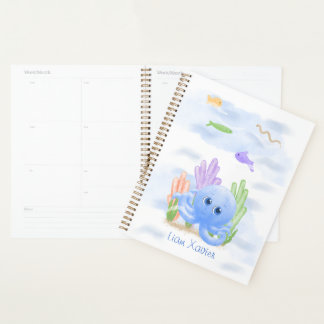 Kleine Blauwe Octopus Ouders Planner