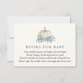 Kleine Blauwe Pompoen Boeken voor Baby Behuizing K Kaart