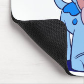 Kleine blauwe puppy muismat (Hoek)