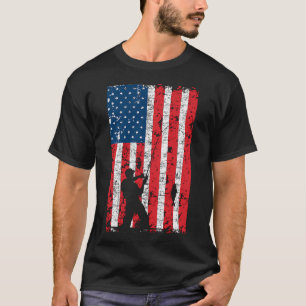 Kleine Blauwe Reiger Jacht op Vis T-shirt