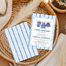 Kleine Blauwe Spijkerbroek Is Op Komst, Denim Baby