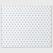 Kleine blauwe ster van David White Cadeaupapier (Vlak)