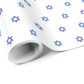 Kleine blauwe ster van David White Cadeaupapier (Rol Hoek)