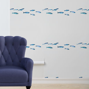 Kleine Blauwe Vis  Nautilus Behang