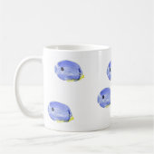 Kleine blauwe vissoorten Mokken en drinkkware (Links)