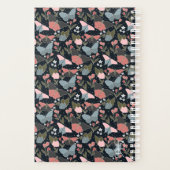 Kleine blauwe vlinderplanner planner (Achterkant)