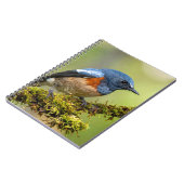 Kleine blauwe vogel notitieboek (Linkerzijde)