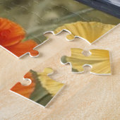 Kleine blauwe vogel puzzel legpuzzel (Zijkant)