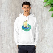 Kleine Blauwe Zeilboot Hoodie