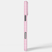 Kleine Bleke Roze Gingham Handtekening Case-Mate iPhone Case (Achterkant / Rechts)