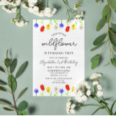 Kleine bloem 2e verjaardag kaart