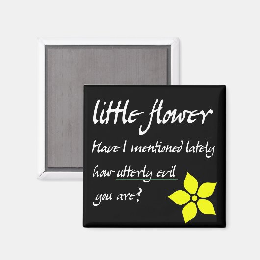 kleine bloem magneet (Voorkant / Achterkant)