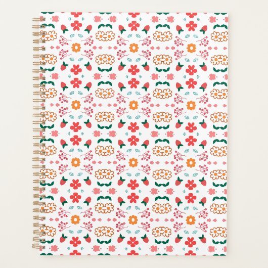 Kleine bloem veld noot planner (Voorkant)