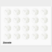 Kleine bloemblaadjes Sticker - Dank u (Vel)