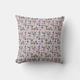 Kleine bloemen 13.w LPink BG Kussen