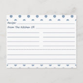 Kleine bloemen Blank Recipe Kaarten (Voorkant)