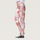 Kleine bloemen in roze Leggings (Links)