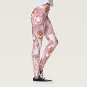 Kleine bloemen in roze Leggings (Rechts)