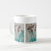 Kleine bloemen in Waterverf Koffiemok (Voorkant links)