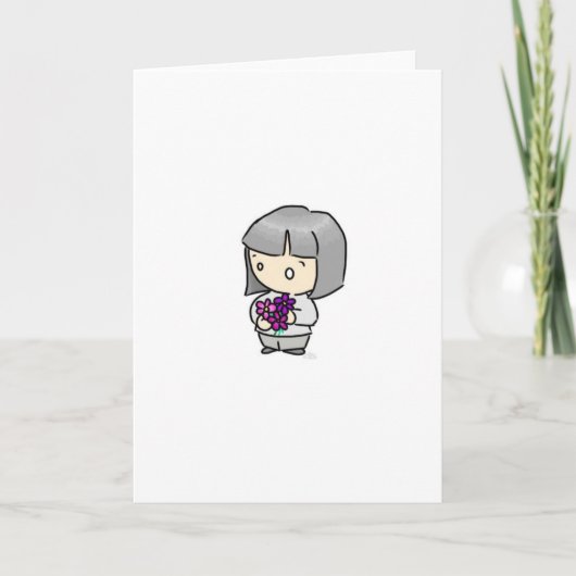 Kleine bloemen kaart (Voorkant)