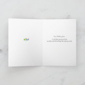 Kleine bloemen op elke leeftijd verjaardag kaart (Binnen)