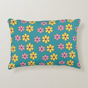 Kleine bloemen patroon bevestigen accent kussen