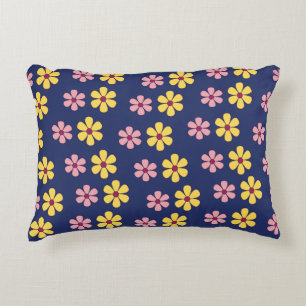 Kleine bloemen patroon bevestigen accent kussen