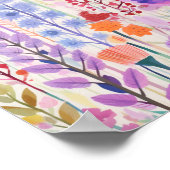  kleine bloemen poster (Hoek)