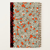 KLEINE BLOEMEN ROOD & GROEN NOTITIEBOEK (Achterkant)