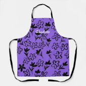 Kleine bloemen schort (Voorkant)