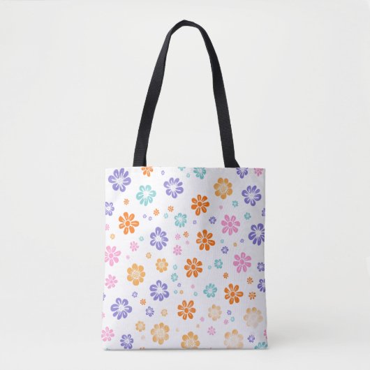 Kleine bloemen tote bag (Voorkant)
